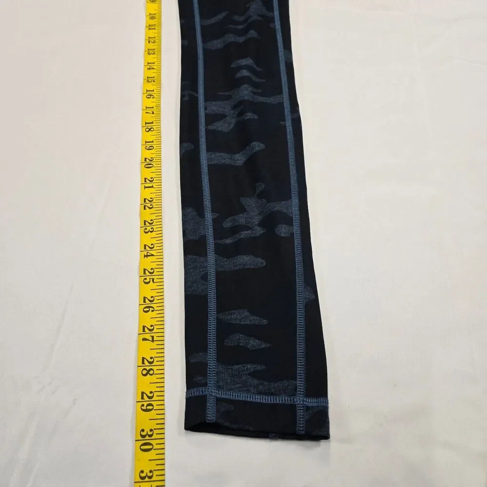 Lululemon Women's Blue Camo Speed Up Tight Stretch Gym Yoga Workout Size 4